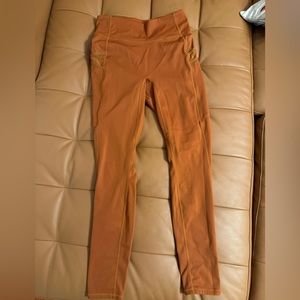 Fabletics legging size Medium. Copper/Rust color. Ankle length